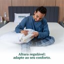 Ver imagem 4 de Kit 2 Travesseiros Ajustáveis Tecido Inteligente Keiko - Branco