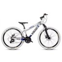 Ver imagem 1 de Bicicleta TUFF25 Aro 26 Quadro de Alumínio 21 Velocidades Viking-X Branco Azul