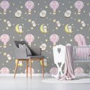 Ver imagem 2 de Papel de Parede Infantil - Ovelhas Arte Destaque 3 Metros