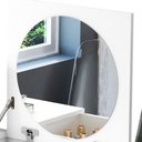 Ver imagem 4 de Escrivaninha Penteadeira Camarim Crystal Branco Fosco - Ninho Decor