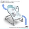 Cadeira Descanso e Balanço 2em1 Bebê Até 18Kg Musical e Vibração Brinquedos Spice Azul - 4