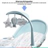Cadeira Descanso e Balanço 2em1 Bebê Até 18Kg Musical e Vibração Brinquedos Spice Azul - 5