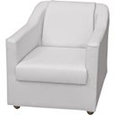 Ver imagem 3 de Kit 2 Poltrona Decorativa Para Sala De Espera Mila Recepção Escritório Consultório Corino