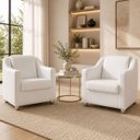 Ver imagem 1 de Kit 2 Poltrona Decorativa para Sala de Espera Mila Recepção Escritório Consultório Corino