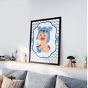 Ver imagem 2 de Quadro Decorativo Moldura Preta 30x40cm Baby