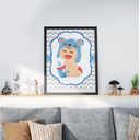Ver imagem 1 de Quadro Decorativo Moldura Preta 30x40cm Baby