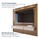 Ver imagem 2 de Painel Suspenso 227,6 Cm com Nicho Vitória 100% Mdf Cinamomo/off White