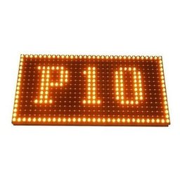 Painel Letreiro Led Digital 200x40 Externo Ambar Wifi, Usb - 2