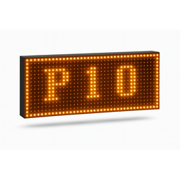 Painel Letreiro Led Digital 200x40 Externo Ambar Wifi, Usb - 3