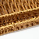 Ver imagem 7 de Bandeja Organizadora Retangular Vime Servir Café Temperos Bege 35x25cm