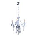 Ver imagem 1 de Lustre Pendente Candelabro France Nice 3 Lâmpadas E14 Bivolt Transparente 110V/220V