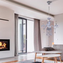 Ver imagem 3 de Lustre Pendente Candelabro France Nice 3 Lâmpadas E14 Bivolt Transparente 110V/220V