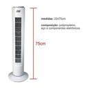 Ver imagem 3 de Circulador de Ar Fix 40W 3 Velocidades Super Leve e Compacto 110V