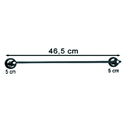 Ver imagem 2 de Porta Toalha de Banho Standard Alumínio Rose