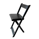 Ver imagem 4 de Banqueta Eucalipto Dobrável Ideal para Bistrô ou Bar: Preto