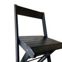 Ver imagem 6 de Banqueta Eucalipto Dobrável Ideal para Bistrô ou Bar: Preto