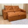 Sofá Retrátil Reclinável 1,80 m Terracota 509 Zuqui Plus - 3