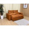 Sofá Retrátil Reclinável 1,80 m Terracota 509 Zuqui Plus - 1