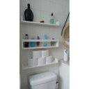 Ver imagem 5 de Kit 3 prateleiras Decoração Quarto Bebê Nicho Organizador De Brinquedos Retas Modelo U 55cm