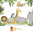 Ver imagem 2 de Painel Safari Aquarela-md12