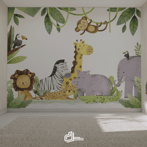 Painel Safari Aquarela-md12