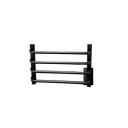 Ver imagem 1 de Toalheiro Térmico Pequeno Preto 220v - Fio Oculto Direito