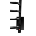 Ver imagem 2 de Toalheiro Térmico Pequeno Preto 220v - Fio Oculto Direito