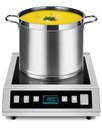 Ver imagem 1 de Amzchef Fogão de Indução Portátil Profissional 1800w com Tela Lcd, Prata
