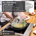 Ver imagem 3 de Amzchef Fogão de Indução Portátil Profissional 1800w com Tela Lcd, Prata