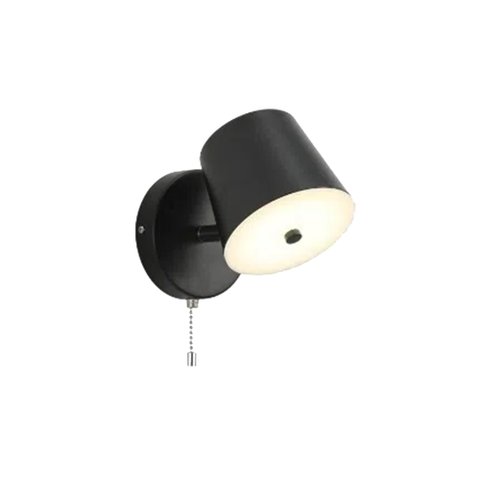 Arandela Cupola Orluce 1 Lâmpada G9 Preto Fosco LUMINATTI