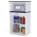 Ver imagem 4 de Bancada Micro-Ondas Cassandra Branco Preto