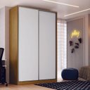 Ver imagem 1 de Guarda Roupa Solteiro 2 Portas 3 Gavetas Rc2004 Linha Roupeiros Emovell