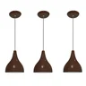 Luminárias pendentes balcão 3 un Marrom - 1