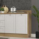 Ver imagem 7 de Balcao com Tampo 2 Portas 80 Cm Cd1012403 Branco Dtall