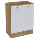 Ver imagem 5 de Balcao com Tampo 2 Portas 80 Cm Cd1012403 Branco Dtall