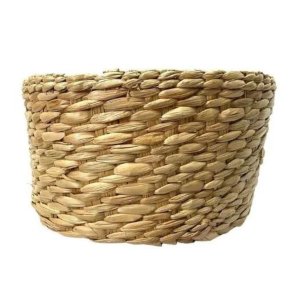 Cesto Vaso Plantas Taboa Baixo Redondo Decoração Ref 1527