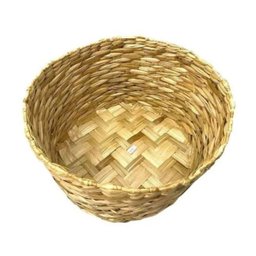 Cesto Vaso Plantas Taboa Baixo Redondo Decoração Ref 1527 - 2