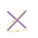 Ver imagem 2 de Reforco Lateral P/ Estante de Aço 40 Cm Pandin - Lilás