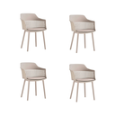 Ver imagem 3 de Kit 4 Cadeiras Estofada Jantar Marcela Rivatti