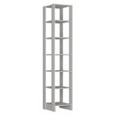 Ver imagem 1 de Estante Multiuso 6 Prateleiras Ey104 200x40 Cm Branco Novam