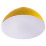 Lustre Pendente Meia Lua 40cm Alumínio Amarelo/branco - 3