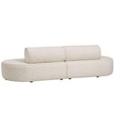 Ver imagem 6 de Sofá Orgânico Horizonte 4 Lugares 230cm Bouclé Off White - Nexta Casa
