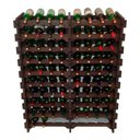 Ver imagem 2 de Adega Vinho Madeira 104 Garrafas Cor Imbuia C08 Cevey Adegas e Artesanatos