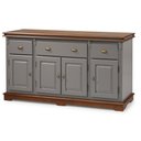 Ver imagem 1 de Balcão 4 Portas 2 Gavetas Manchester - M52048 Cor Laca - Cinza