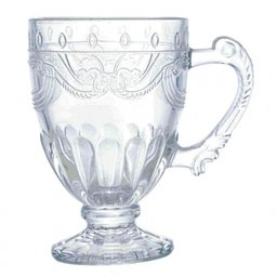 Jogo de 4 Caneca Xícara Cappuccino Cristal Imperial 190 Ml - 6