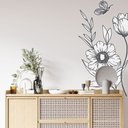 Ver imagem 3 de Adesivo de Parede Folhas Contemporâneo 03-Extra Grande 156x75cm