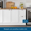 Ver imagem 4 de Cozinha Clássica Modulada com Nicho 5 Peças 270cm Unna Poliman Móveis