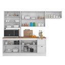 Ver imagem 6 de Cozinha Clássica Modulada com Nicho 5 Peças 270cm Unna Poliman Móveis