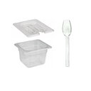 Ver imagem 2 de Display Expositor Condimentadora Em Acrílico Com 6 CUBAS Em POLICARBONATO 1/6x100 mm 1,5 Litros + 6 