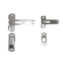 Ver mais imagens de Trava 10cm Tranca de Porta Aço Inox Trinco Tarjeta Ferrolho